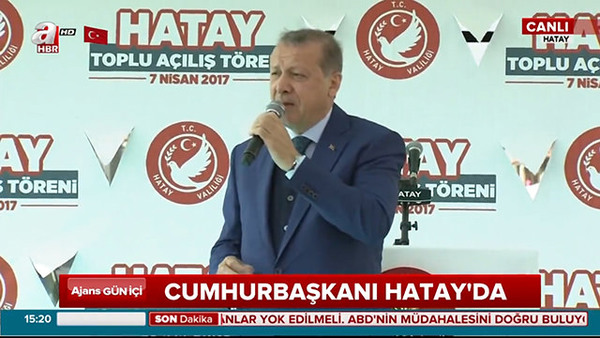 Cumhurbaşkanı Erdoğan Hatay’da toplu açılış töreninde konuştu