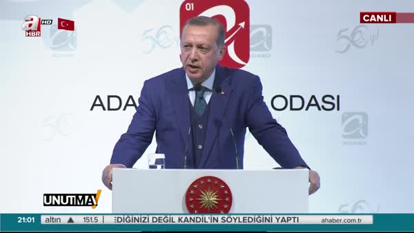 Cumhurbaşkanı Erdoğan, Adana'da STK temsilcilerine hitap etti