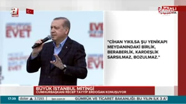 Cumhurbaşkanı Erdoğan 'Siz hizmette tarafsız olacaksınız'