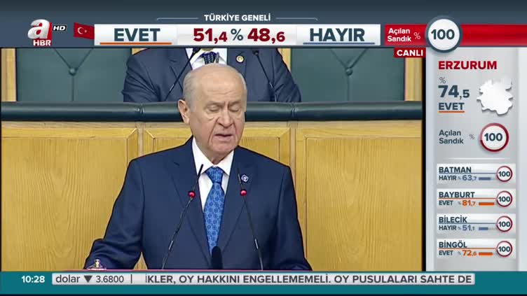 Bahçeli'den referandum sonrası eleştirilere sert cevap!