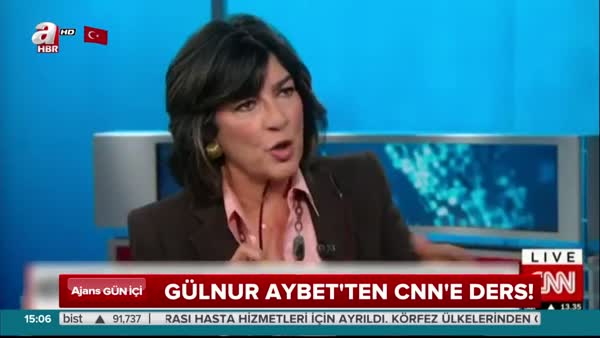 Cumhurbaşkanı Başdanışmanı Gülnur Aybet'ten, CNN sunucusuna tokat gibi yanıt