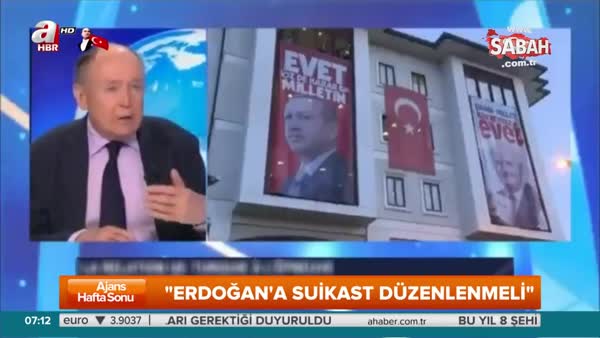 Canlı yayında Erdoğana suikast istedi!