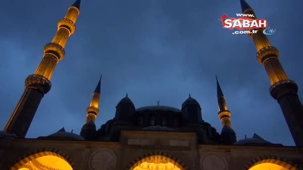 Selimiye Cami’nde Miraç Kandili coşkusu