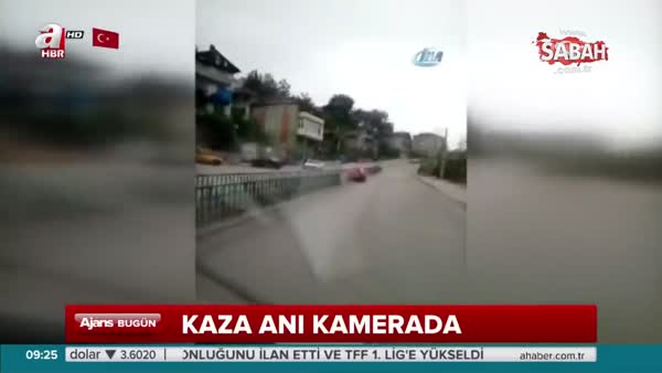 Karabük’te otomobil su kanalına düştü