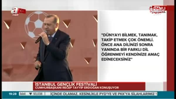 Cumhurbaşkanı Erdoğan: Benim adıma sadece Cumhurbaşkanlığı Sözcüsü konuşabilir