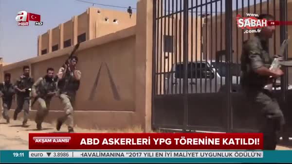 ABD askerleri YPG törenine katıldı!