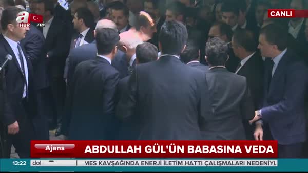 Abdullah Gül'ün babasına veda