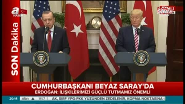 Cumhurbaşkanı Erdoğan: YPG'nin muhatap alınması uygun değil