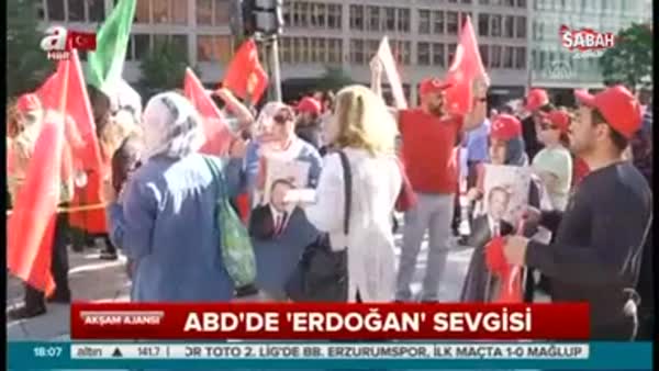 ABD'de Erdoğan sevgisi