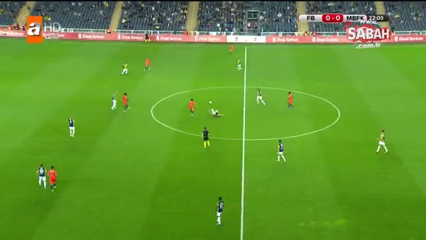 Fenerbahçe taraftarını heyecanlandıran pozisyon