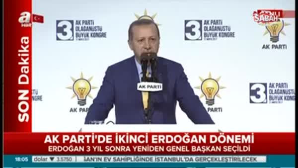 Cumhurbaşkanı Erdoğan: Yeni bir döneme geçiyoruz