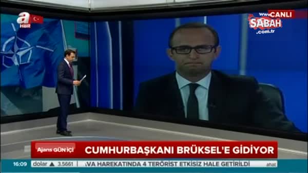 Cumhurbaşkanı Erdoğan Brüksel'e gidiyor