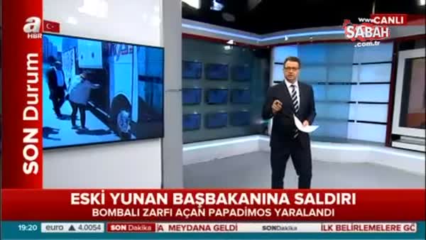 Eski Yunan başbakanına saldırı