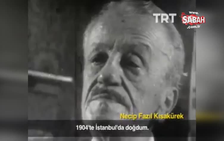 Vefatının 34. yıldönümünde kendi sesinden üstad