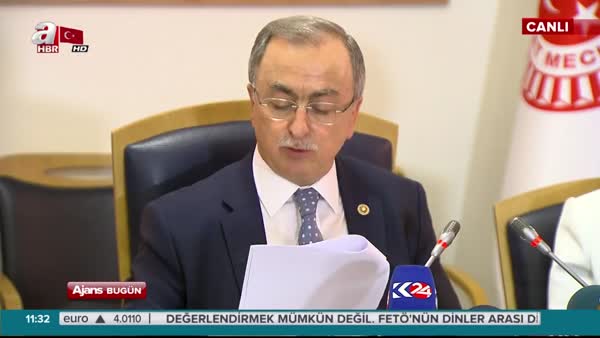 Darbe Komisyonu Başkanı Reşat Petek, Meclis'in darbe girişimi raporunu açıkladı