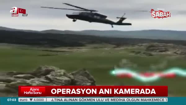 Ağrı, Tendürek'te 29 PKK'lının öldürüldüğü operasyon kamerada!