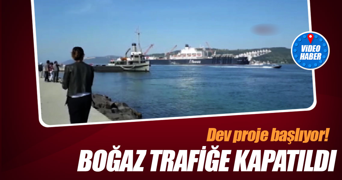 Türk Akımı için gelen dev gemi, Çanakkale Boğazı'nda