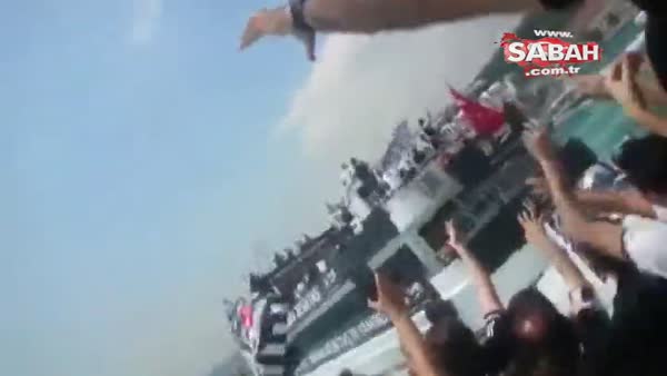 Beşiktaş kutlamasındaki tekne kazasına ait yeni görüntüler ortaya çıktı