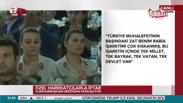 Kılıçdaroğlu'na Rabia tepkisi