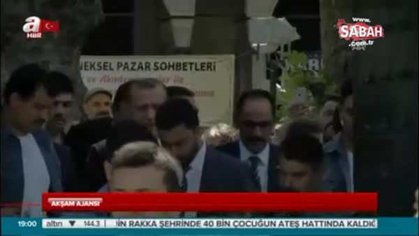 Cumhurbaşkanı Erdoğan, Hırka-i Saadet'i Ziyaret Etti