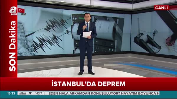 Son dakika: İstanbul ve İzmir'de deprem!