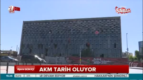 Atatürk Kültür Merkezi yıkılacak