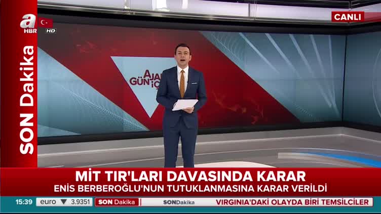 Enis Berberoğlu hakkında tutuklama kararı