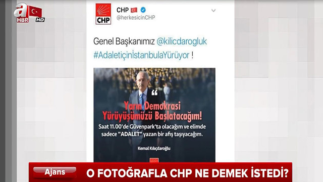 CHP o fotoğrafla ne demek istedi?