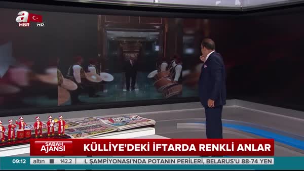 Cumhurbaşkanı Erdoğan'a Külliye'de sürpriz karşılama!