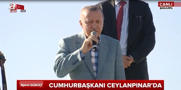 Cumhurbaşkanı Erdoğan'dan Ceylanpınar sürprizi