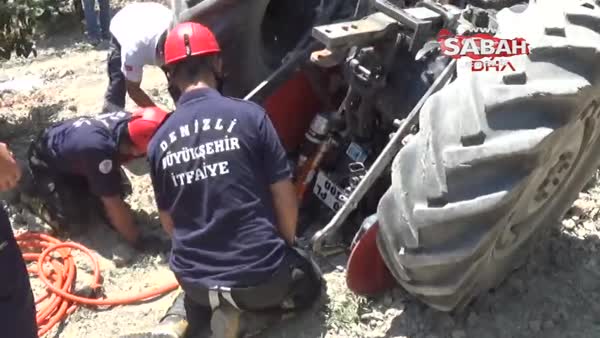 Traktörün altında kalan çiftçi öldü