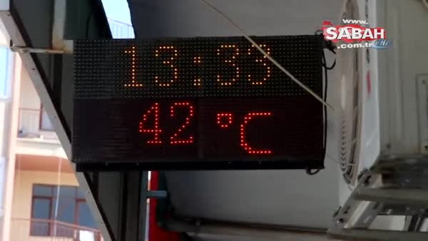 Mersin'de termometreler 43 dereceyi gösterdi
