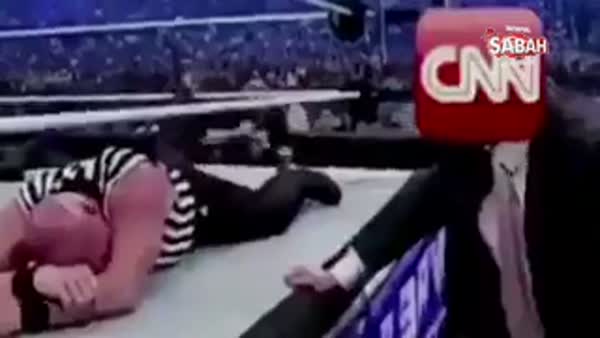 Trump CNN'i dövdüğü videoyu paylaştı