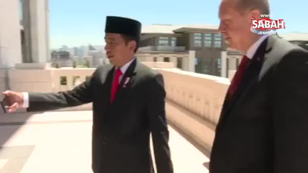 Endonezya Cumhurbaşkanı Widodo, Cumhurbaşkanı Erdoğan ile sosyal medyada canlı yayın yaptı!
