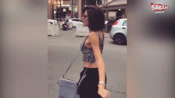 Nesrin Cavadzade sokak ortasında dans etti