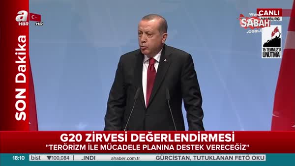 Cumhurbaşkanı Erdoğan: Suriye'de terör adalarına izin vermeyiz