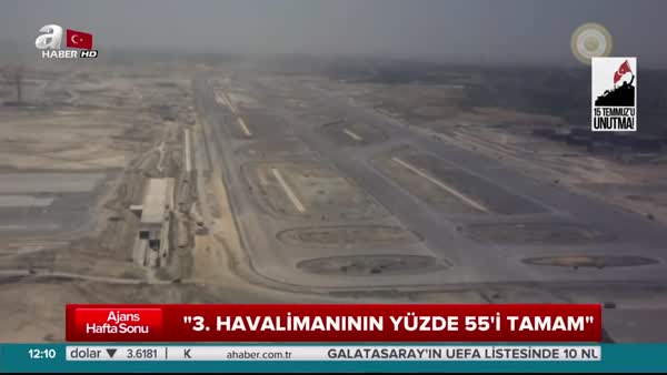 Başbakan Yıldırım, 3. Havalimanı inşaatını inceledi