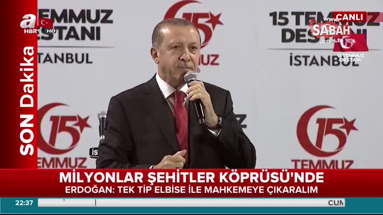 Cumhurbaşkanı Erdoğan okudu milyonlar amin dedi