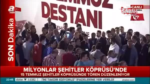 Cumhurbaşkanı Erdoğan Şehitler Anıtı'nı açtı