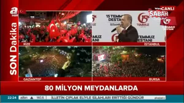 Cumhurbaşkanı Erdoğan: Bu mücadele ödleklerin mücadelesi değildir