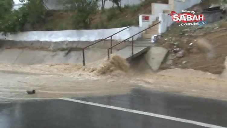 E-5'i su bastı, trafik durdu