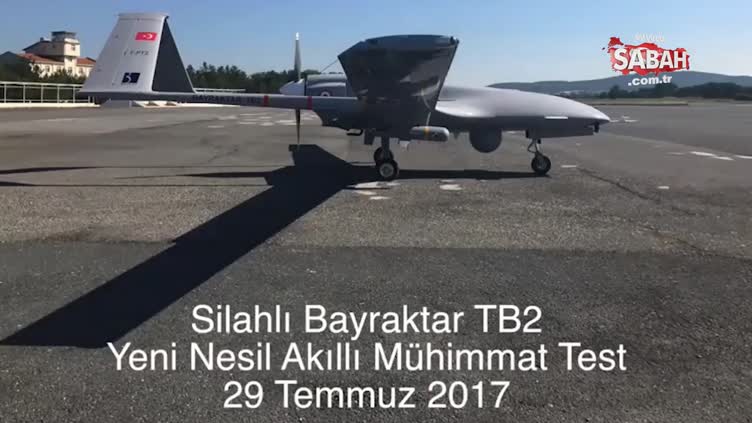 Silahlı İHA'larımızın yeni nesil akıllı mühimmat testleri kamerada