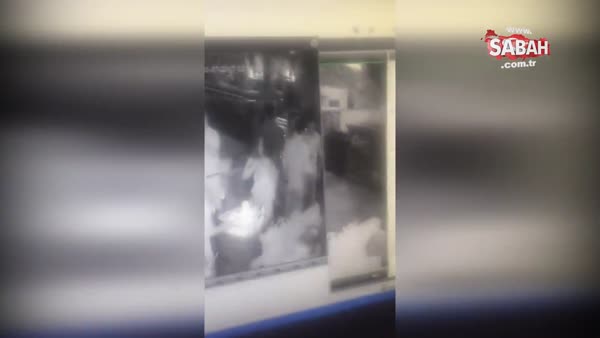Bodrum'da gece kulübüne silahlı saldırı anı kamerada