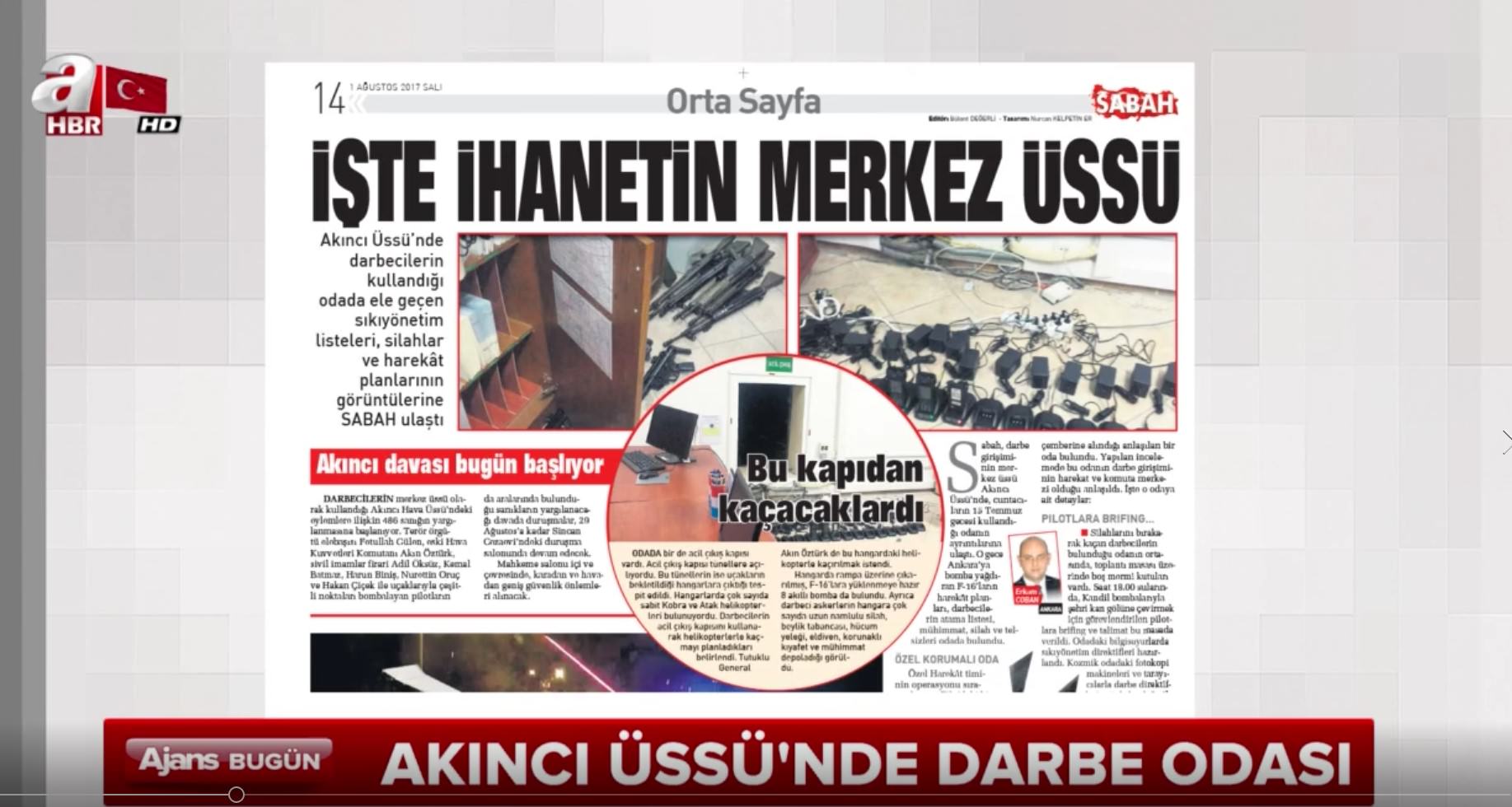 Akıncılar Üssü'ndaki 'Darbe odası' ortaya çıktı!