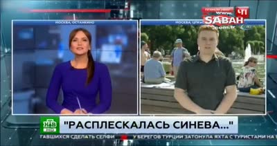 Rus muhabire canlı yayında saldırı