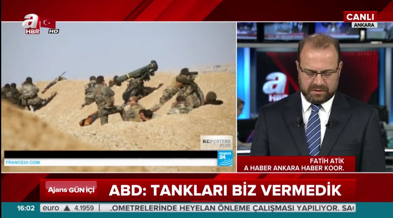 ABD: YPG’ye tankları biz vermedik