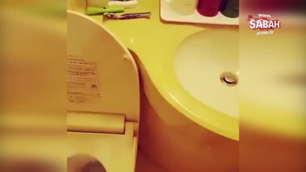Vatandaşın Japonya'daki teknolojik tuvalette yaşadıkları olay oldu!