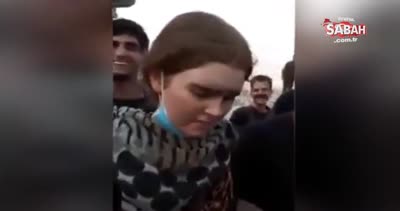 Irak askerleri Alman kızın koluna girip böyle götürdü