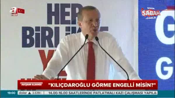 Cumhurbaşkanı Erdoğan'dan Akaydın ve Kılıçdaroğlu’na sert eleştiri