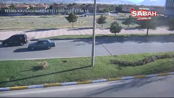 Erzincan'da kazalar MOBESE kameralarında